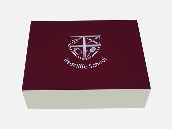 Redcliffe A4-Sized School Memory Wood Box - A4 Box - Personalised