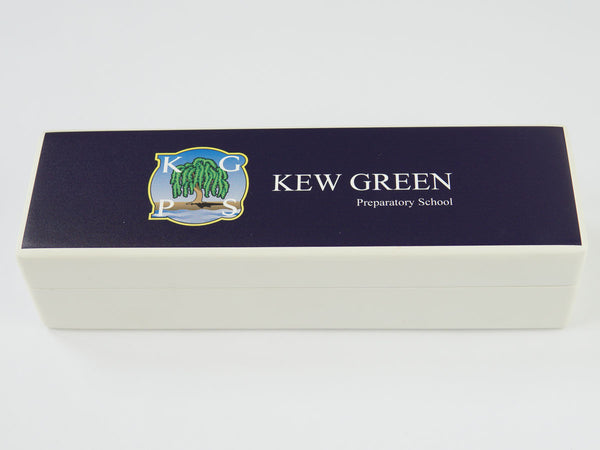 Personalised Kew Green Wood Pencil Case