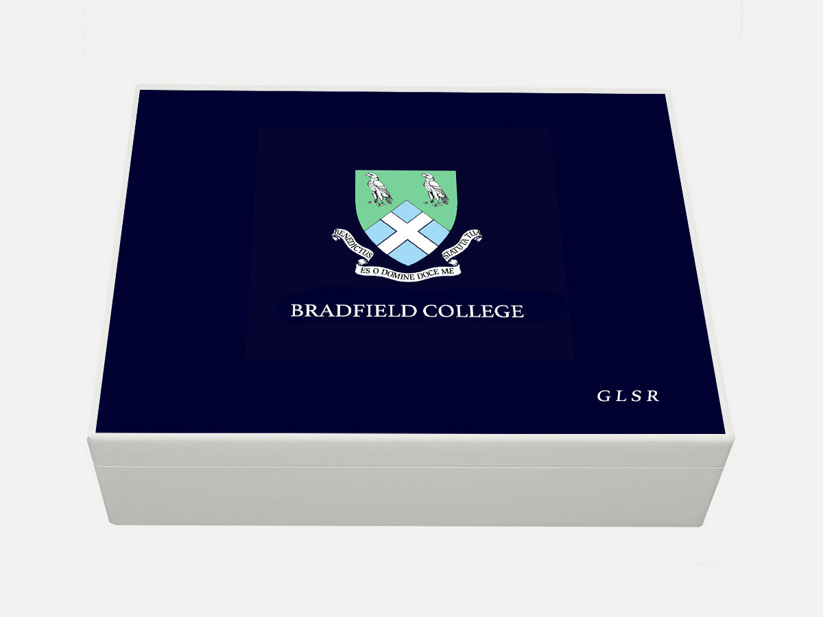 Bradfield College School Memory Wood Box - A4 Box - Personalised