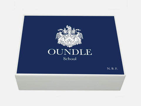 Oundle School Memory Wood Box - A4 box - Personalised