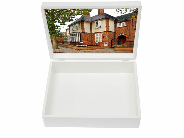 Chiswick and Bedford Park School Memory Wood Box - A4 Box - Personalised