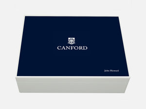 Canford School Memory Wood Box - A4 Box - Personalised
