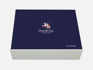 Chandlings School Memory Wood Box - A4 Box - Personalised