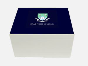Bradfield College School Memory Wood Box - A4 Chest - Personalised