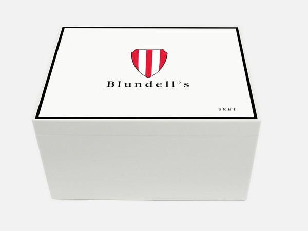 Personalised Blundells School Memory Wood box - A4 Chest
