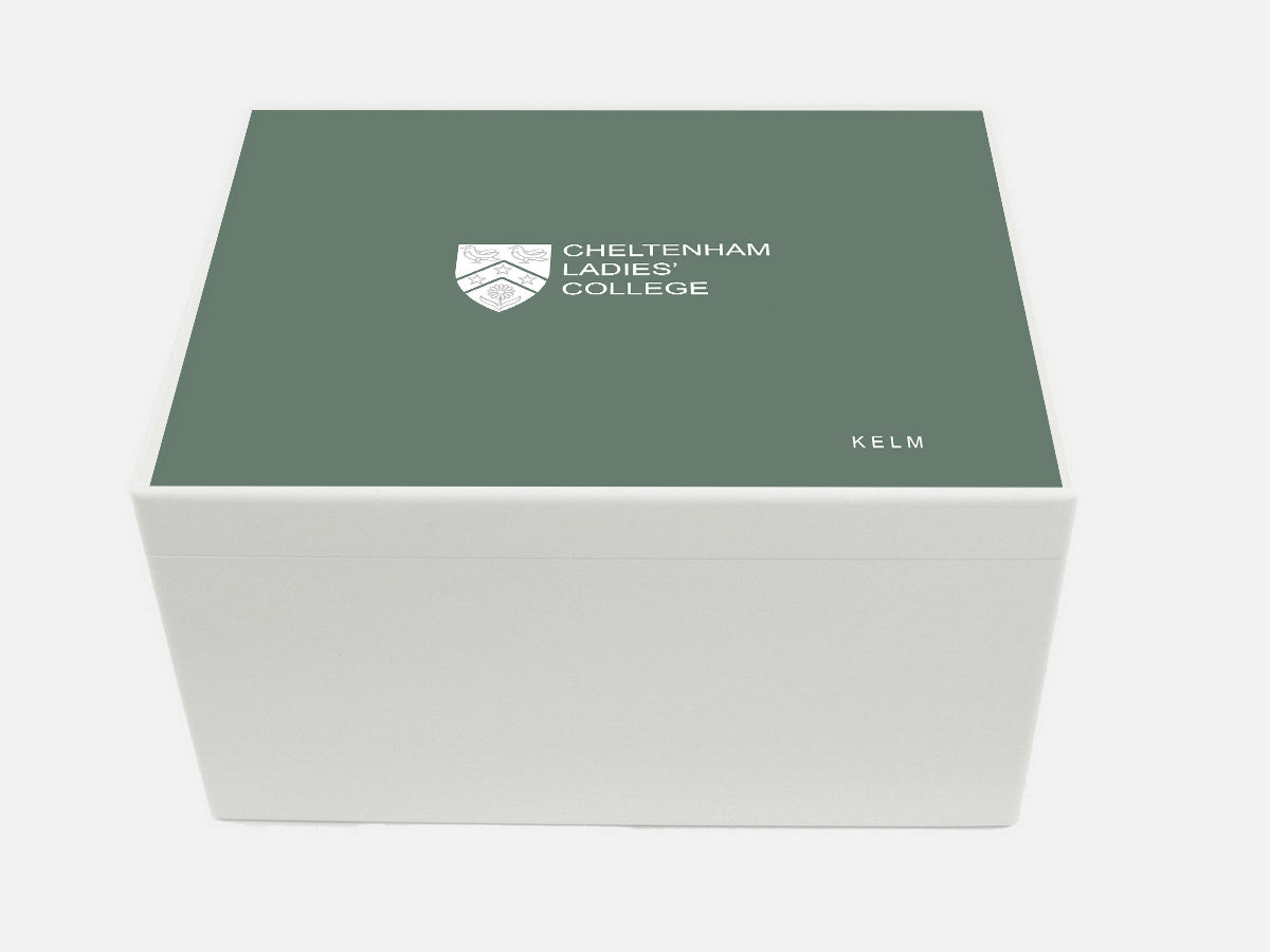 Cheltenham Ladies College School Memory Wood Box - A4 Chest - Personalised