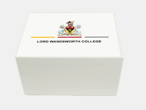 Lord Wandsworth School Memory Wood Box - A4 Chest - Personalised