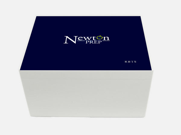 Newton Prep School Memory Wood Box - A4 Chest - Personalised