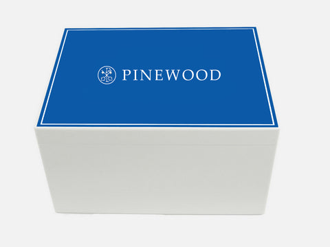 Pinewood School Memory Wood Box - A4 Chest - Personalised