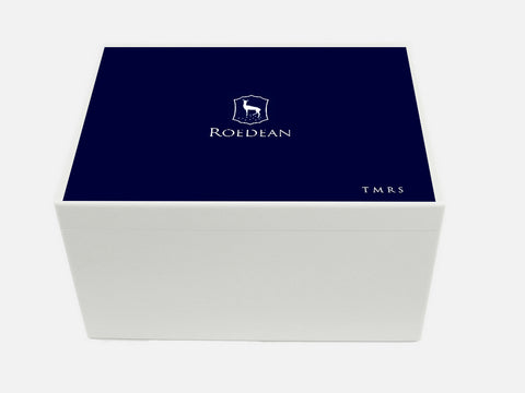 Roedean School Memory Wood Box - A4 Chest - Personalised