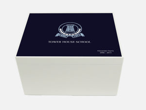 Tower House School Memory Wood Box - A4 Chest - Personalised