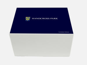 Handcross Park School Memory Wood Box - A4 Chest - Personalised