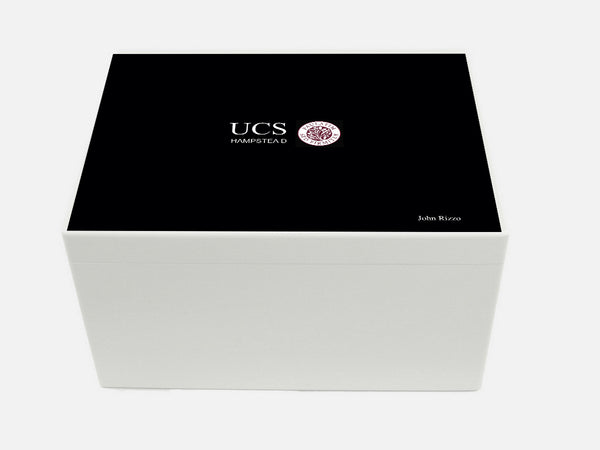 University College School London School Memory Wood Box - A4 Chest - Personalised