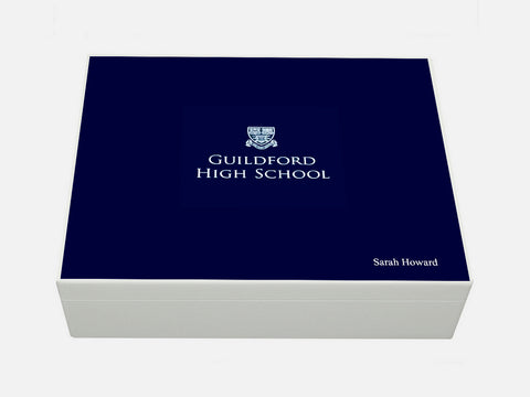 Guildford High School Memory Wood Box - A4 box - Personalised