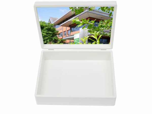 Kew House School Memory Wood Box - A4 box - Personalised