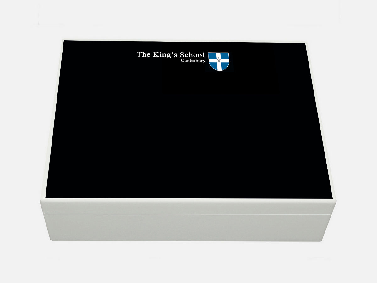 King's School Canterbury School Memory Wood Box - A4 box - Personalised