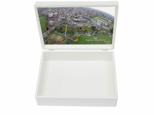 Magdalen College School Memory Wood Box - A4 box - Personalised