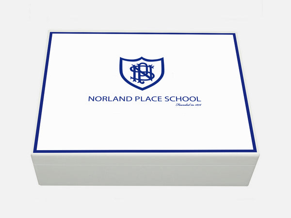 Norland Place School Memory Wood Box - A4 box - Personalised