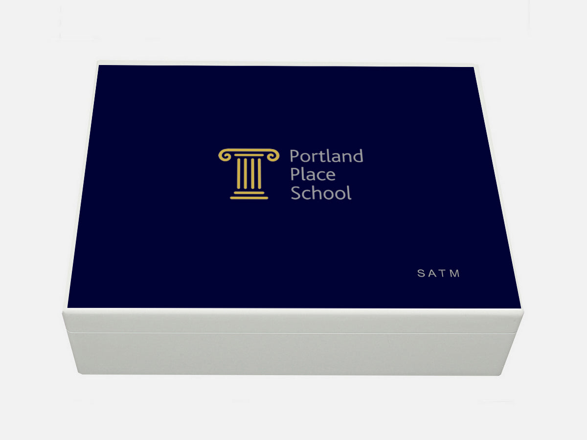 Portland Place School Memory Wood Box - A4 box - Personalised