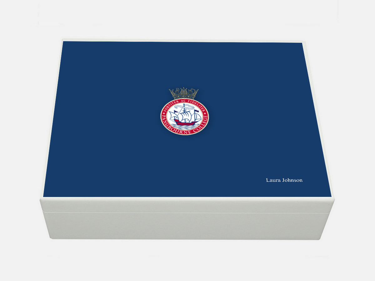 Pangbourne College School Memory Wood Box - A4 box - Personalised