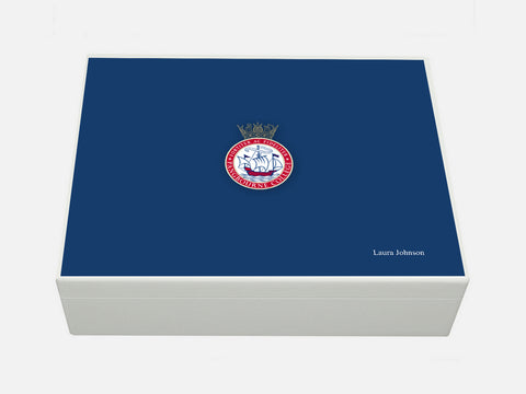 Pangbourne College School Memory Wood Box - A4 box - Personalised