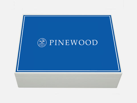 Pinewood School Memory Wood Box - A4 box - Personalised