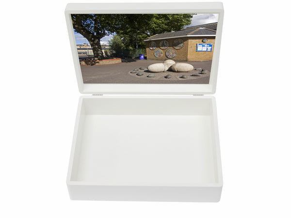 Putney High School Memory Wood Box - A4 box - Personalised