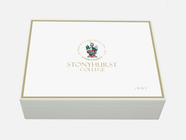 Stonyhurst School Memory Wood Box - A4 box - Personalised