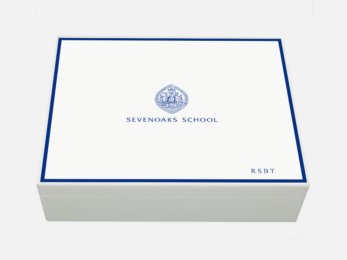 Sevenoaks School Memory Wood Box - A4 box - Personalised
