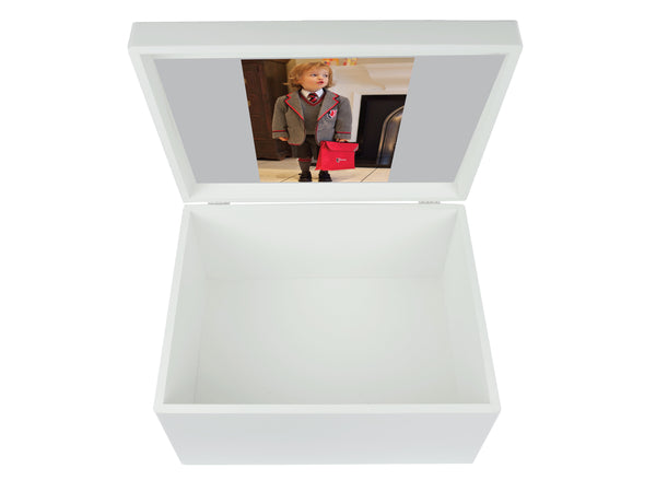 Rokeby School Memory Wood Box - A4 Chest - Personalised