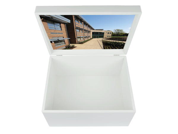 Tonbridge Grammar School Memory Wood Box - A4 Chest - Personalised