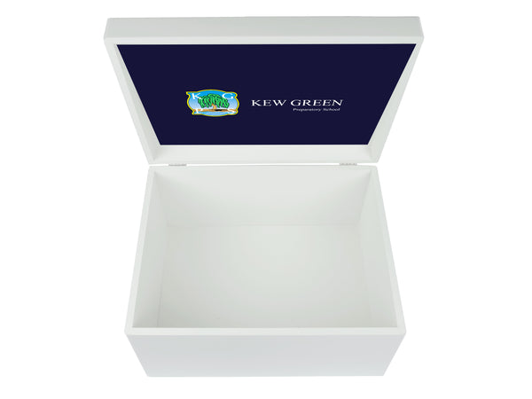 Kew Green School Memory Wood Box - A4 Chest - School Photo - Personalised