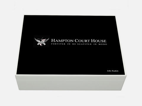 Hampton Court House School Memory Wood Box - A4 box - Personalised