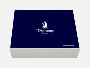 St Dunstan's College School Memory Wood Box - A4 box - Personalised