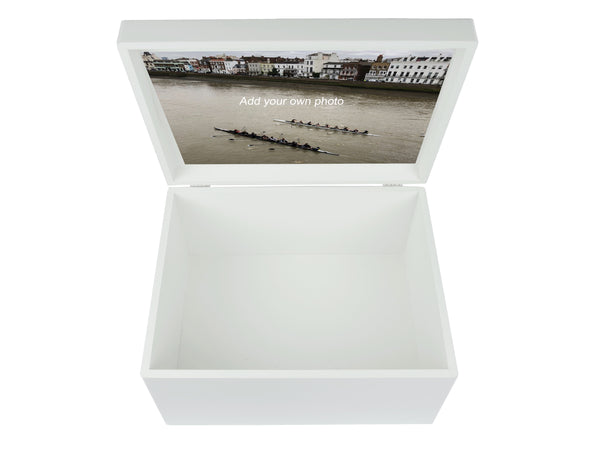 Haberdasher Aske's Boys' School Memory Wood Box - A4 Chest - Personalised