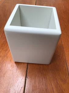 Pen Pot x 25  - Luxury White Wood  9 x 9 x 10 cm