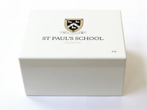 Luxury White A4 Presentation Gift Wood Box - Large