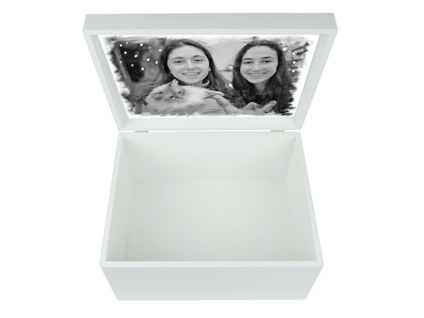 Family Memories Box with Photo  inside  - A4 Chest 335 x 260 x 180 mm