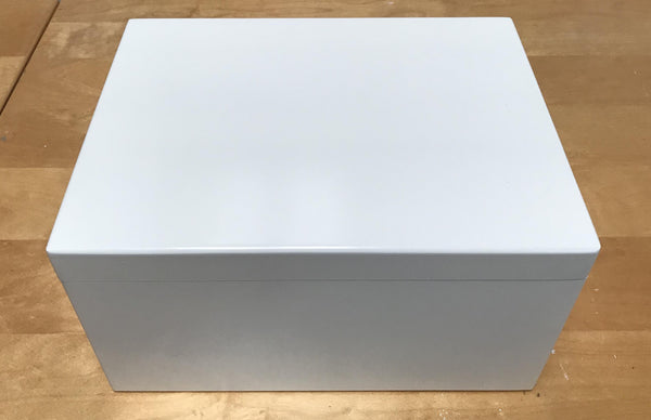 Luxury white file box extra large