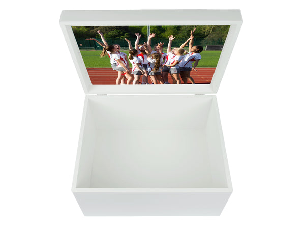 Francis Holland Regents Park School Memory Wood Box - A4 Chest - Personalised