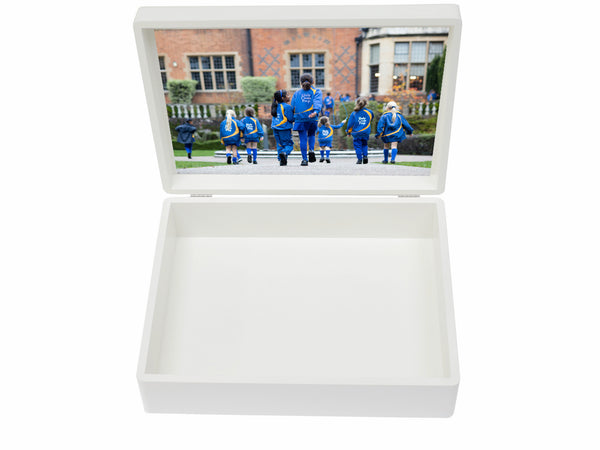 Holy Cross Prep School Memory Wood Box - A4 box - Personalised