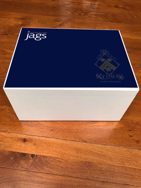 James Allen's Girls' School Memory Wood Box - A4 Chest - Personalised