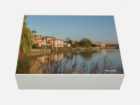 Radnor House School Memory Wood Box - A4 box - Personalised