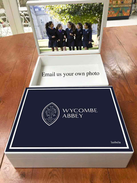 Wycombe Abbey School Memory Wood Box - A4 box - Personalised