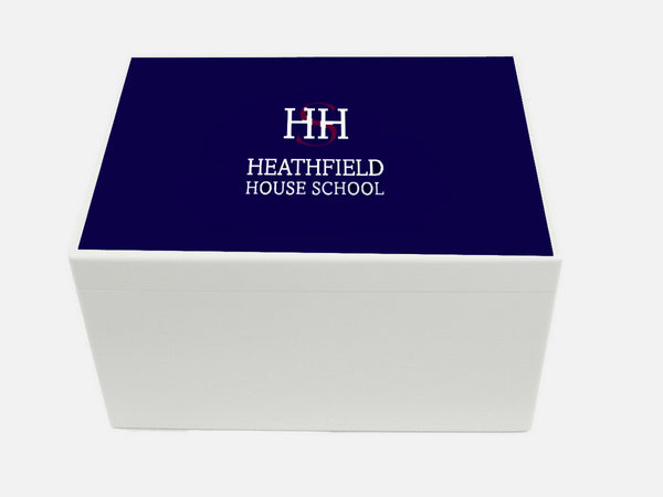 Heathfield House School Memory Wood Box - A4 Chest - Personalised