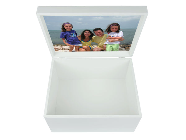 Family Memories Box with Photo  inside  - A4 Chest 335 x 260 x 180 mm