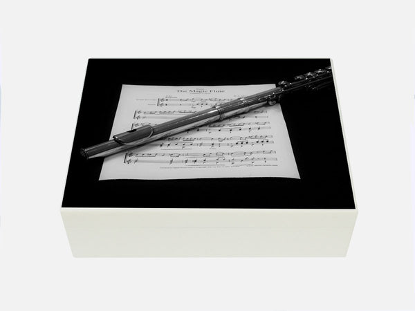 Luxury wooden file box with flute image