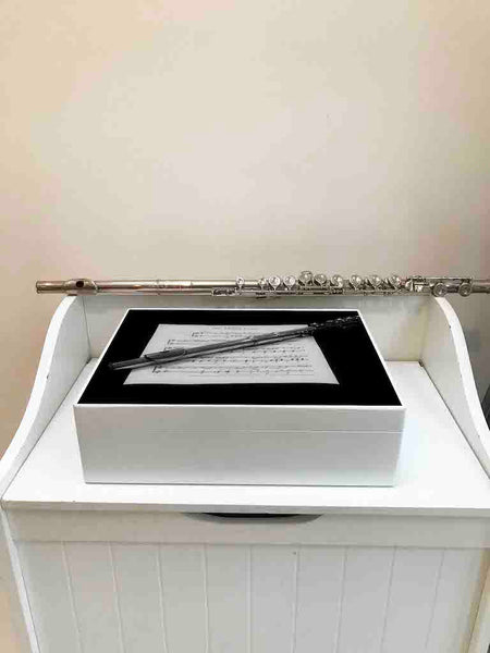 A4 Flute Wood Box 335 x 260 x 100 mm