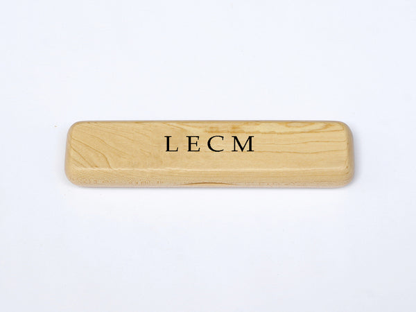 Thin Maple Pen Case | Personalise with a name or initials