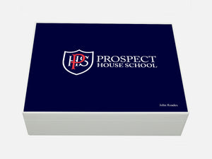 Prospect House School Memory Wood Box - A4 box - Personalised